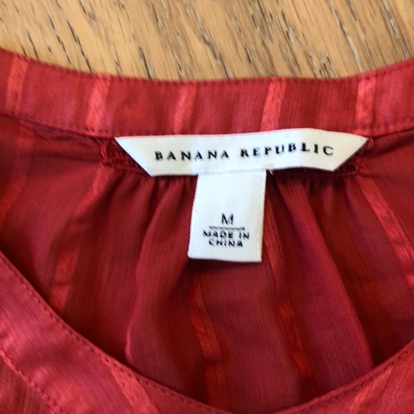 Banana Republic Sheer Button Blouse - Picture 3 of 4